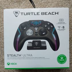 Turtle Beach Stealth Ultra Xbox/PC Anti-Drift Wireless Smart Controller/With Rapid Charging Dock & Carrying Case (Price Is Negotiable)