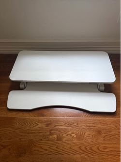White Standing Desk Adapter