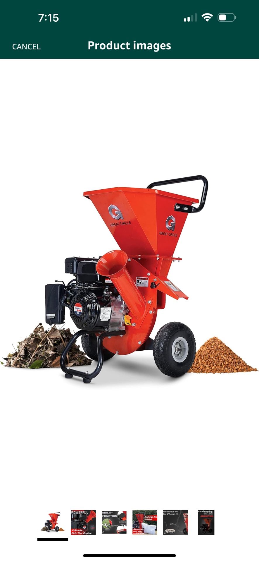 Wood Chipper Shredder Mulcher Heavy Duty