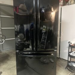 GE 24.7 cu. ft. French Door Refrigerator in Black
