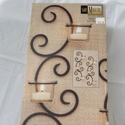 San Miguel Set Of 2 Wall Sconces For Tealight Candles