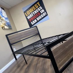Queen And Full Platform Bed Frame - NEW! 