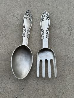 Large Spoon & Fork Home Decor