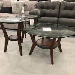 3 Piece( 1 Coffee Table and 2 end Tables) Table Set