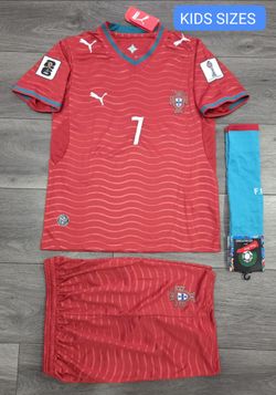 KIDS RONALDO PORTUGAL WORLD CUP SOCCER JERSEY