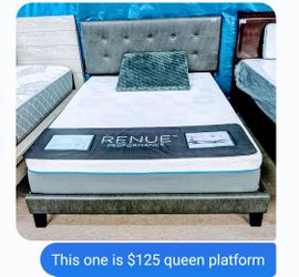 Queen Platform Bed