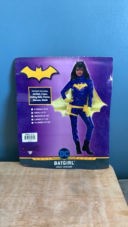HALLOWEEN DC BATGIRL ADULT SIZE SMALL COSTUME