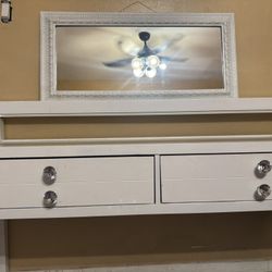 VANITY , MIRROR & SEAT