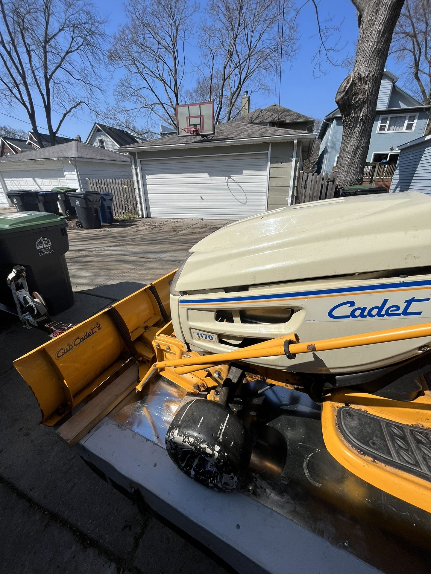 Cub Cadet , 1170 Rider , Deck , Plow for Sale in Evanston, IL OfferUp