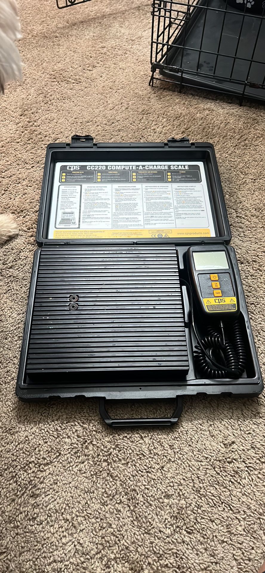 CPS REFRIGERANT SCALE