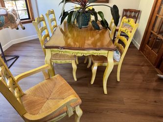 Dining table and chairs