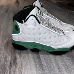 Jordan 13 White Lucky Green