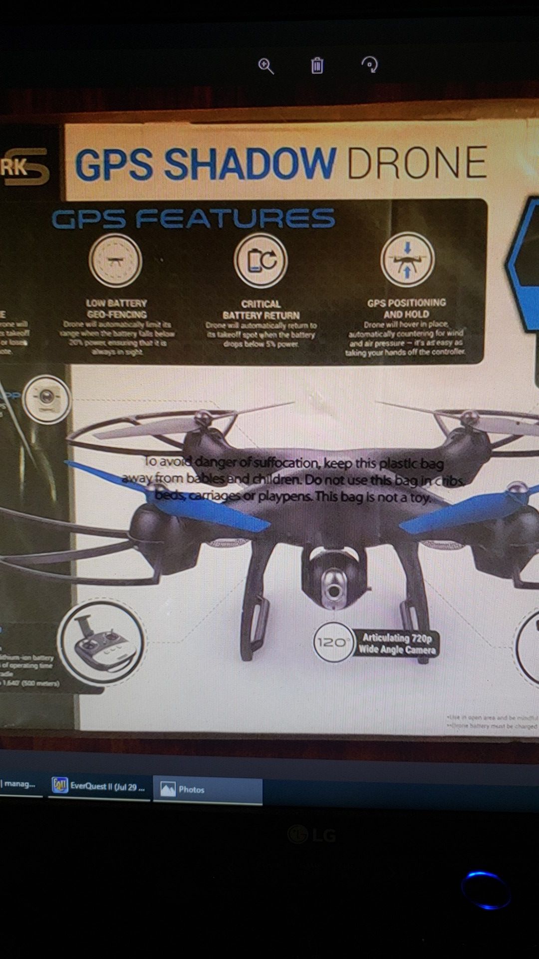 NEW! ProMark p70 GPS Shadow Drone