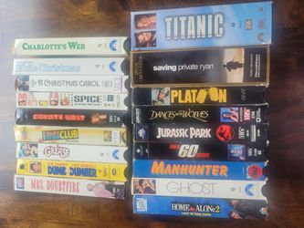 VHS Tapes and DVDs  - Variety of Titles