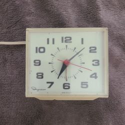Mid-century Ingraham Alarm Clock. Made In USA