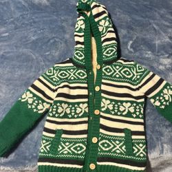 Reversible Toddler Wool Sweater 