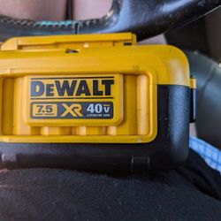 DeWalt 40v 7.5 Hr  Battery