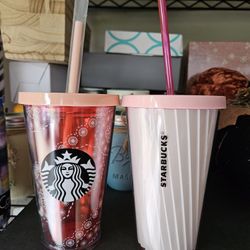 New Starbucks Tumblers. Each