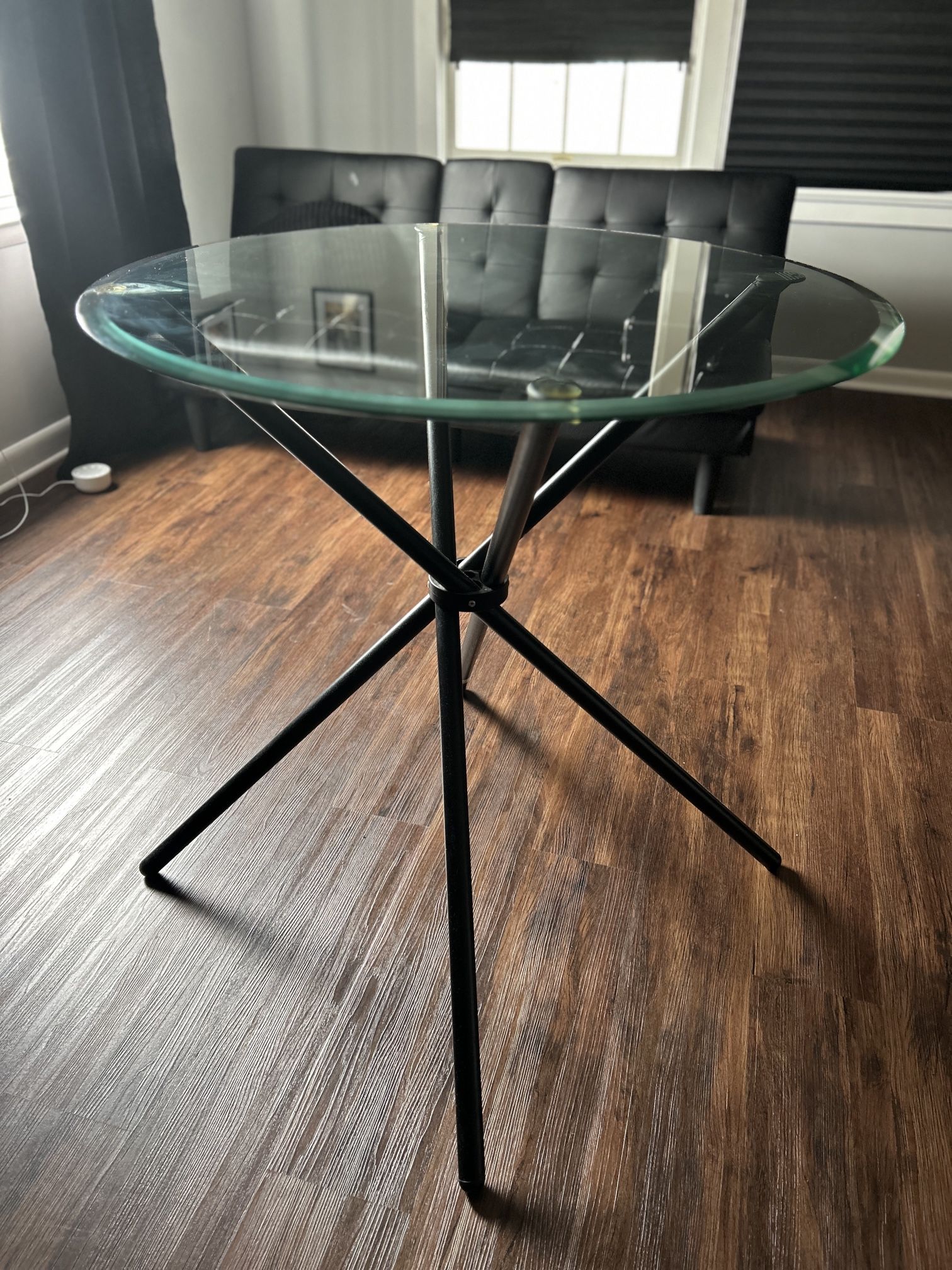 Breakfast Glass Top Table