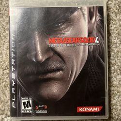 Metal Gear Solid 4 Guns Of The Patriots Ps3