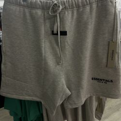 Essentials Light Oatmeal Shorts
