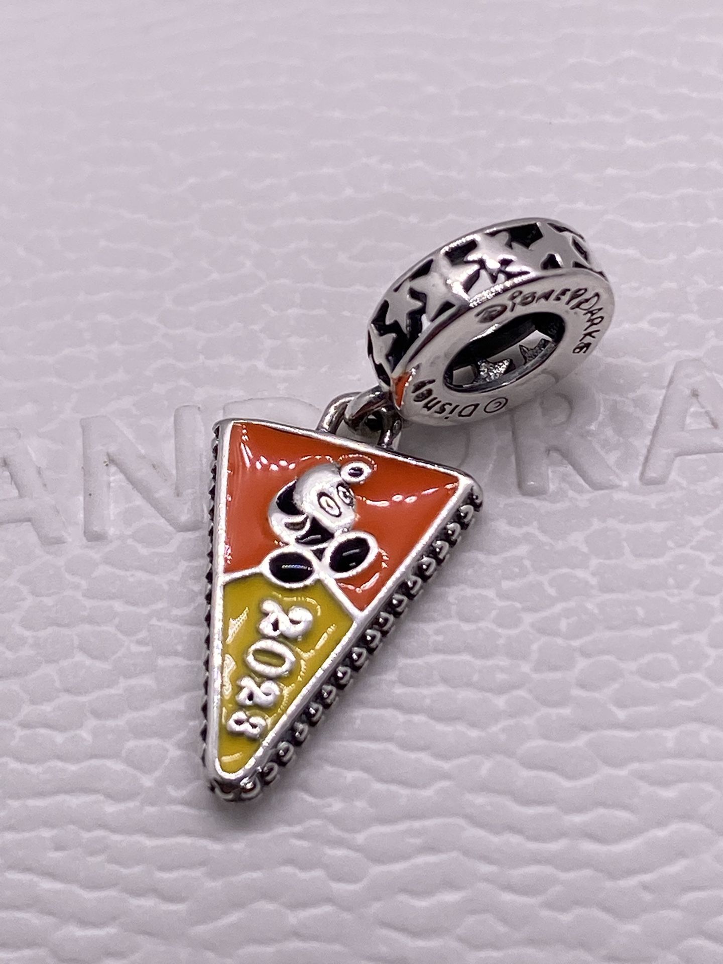 Pandora 2021 Mickey Triangle Flag Charm – Limited Edition Disney
