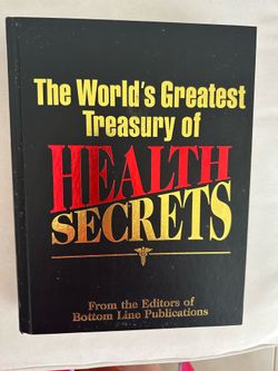 New book - The World's Greatest Treasury of Health Secrets