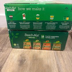 Beech nut baby food brand new 16 per box