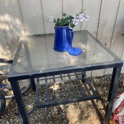 Glass Top Table