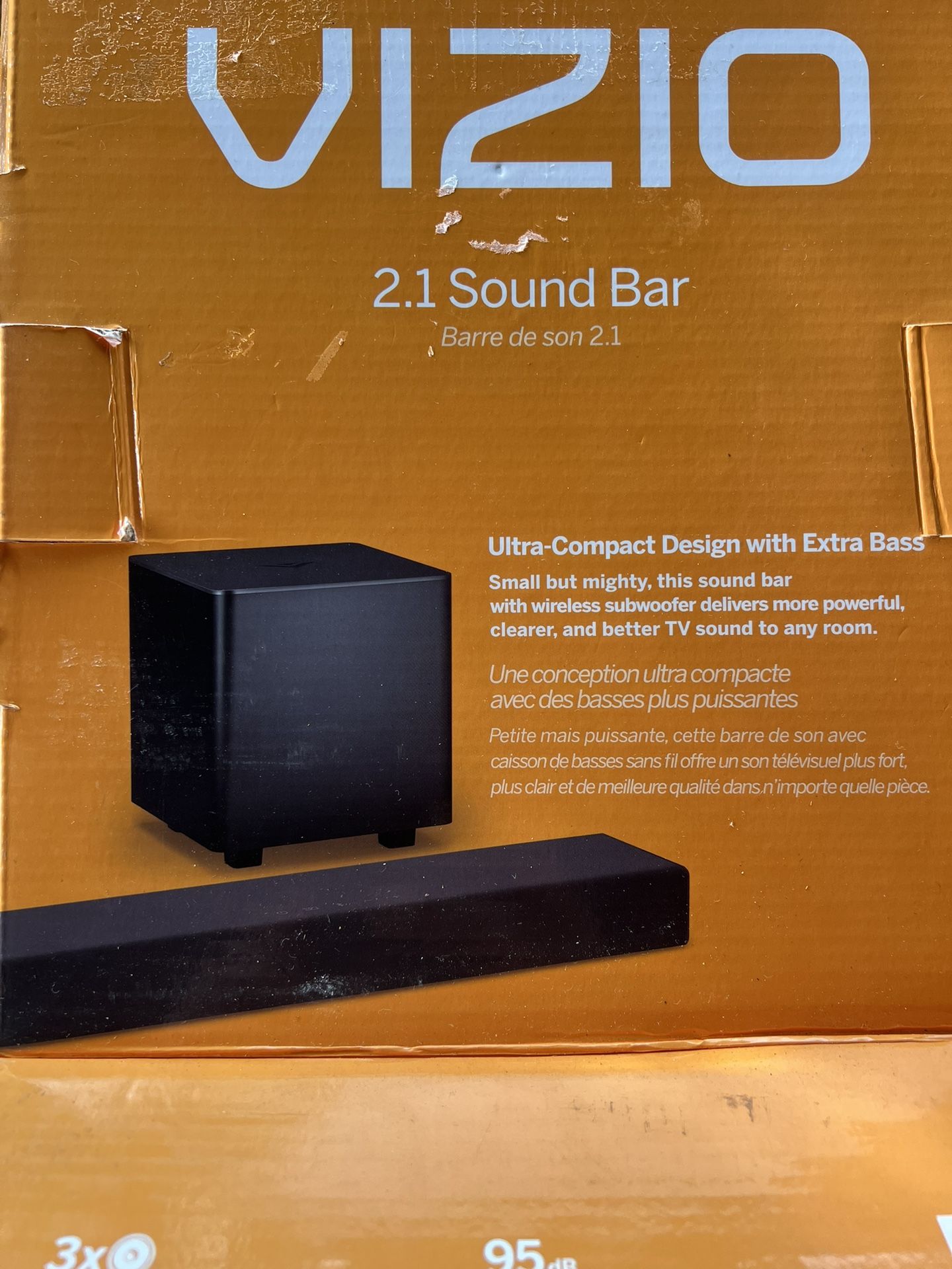 VIZIO Sound bar Subwoofer