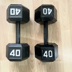 40 Lb Dumbbell Set