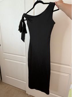 Black long dress (XS)