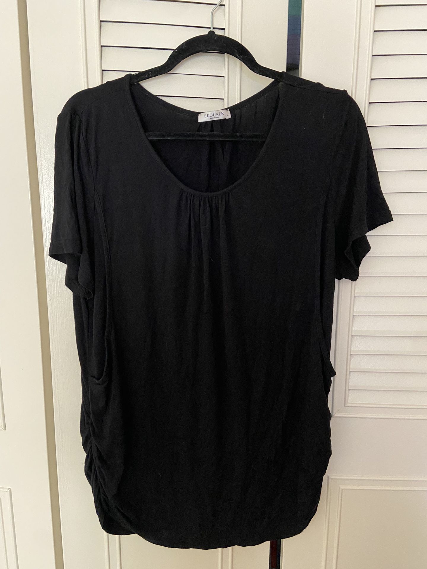 Black Nursing Top