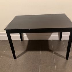 IKEA LERHAMN Dining Table, black