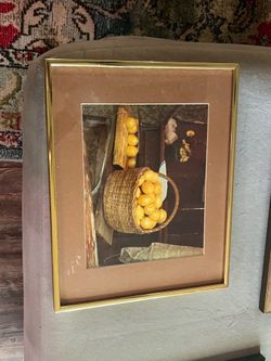 Vintage gold picture frames