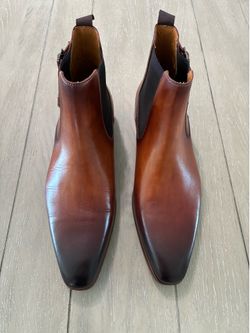 Magnanni Men’s Chelsea double strap Leather Boots