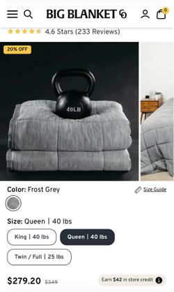 Weighted blanket-40 lbs
