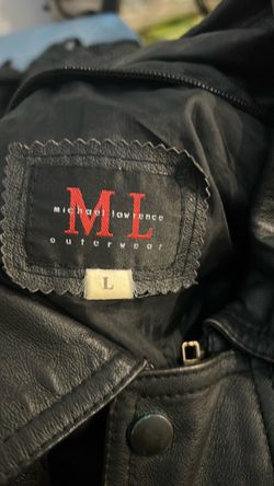 Real leather jacket size large
