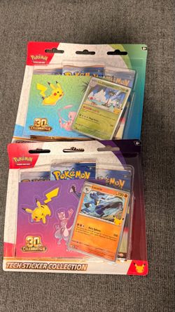Pokemon tech sticker collection