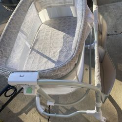 Ingenuity 10197 Baby Crib Bedside Bassinet Mattress