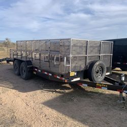 K&D Welding Cervices. We Customize Your Trailer For Landscape Or Any Other Construccion Work! 