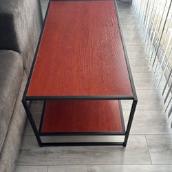 Coffee Table - Brown And BLack - Santa Monica