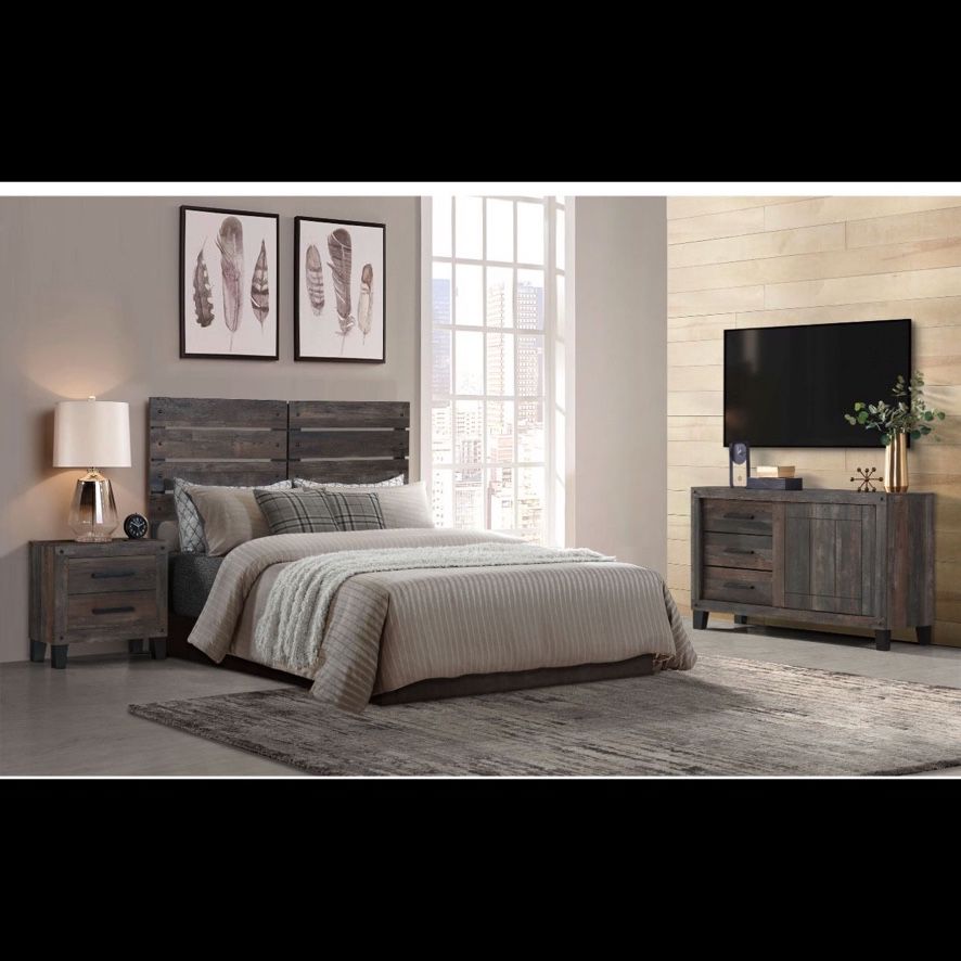 Brand New Complete Bedroom Set With FREE Orthopedic Mattress For $499
