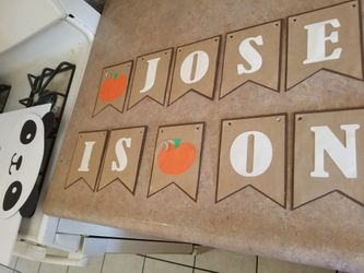 1st Birthday Party Decorations- Banner