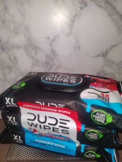 Brand NEW! 🚽   Dude Wipes 48 × 3 packs--Popsicle Scented Wipes(((PENDING PICK UP)))