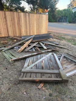 Fence wood