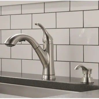 Delta Kessler Stainless Single Handle Deck-mount Pull-out Kitchen Faucet with Sprayer (NEW)