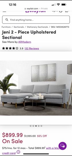 Grey Couch/ Sectional