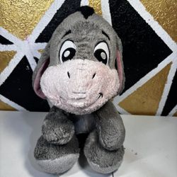 Disney Parks Baby Eeyore Big Feet Big Eyes 12” Plush Toy Stuffed Animal