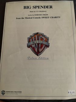 Big Spender Sheet Music – Sweet Charity